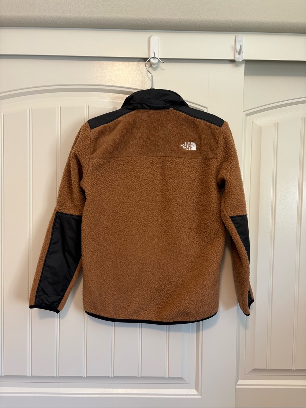 North Face Teen Boys Denali Jacket brown size large 12 - Picture 6 of 8
